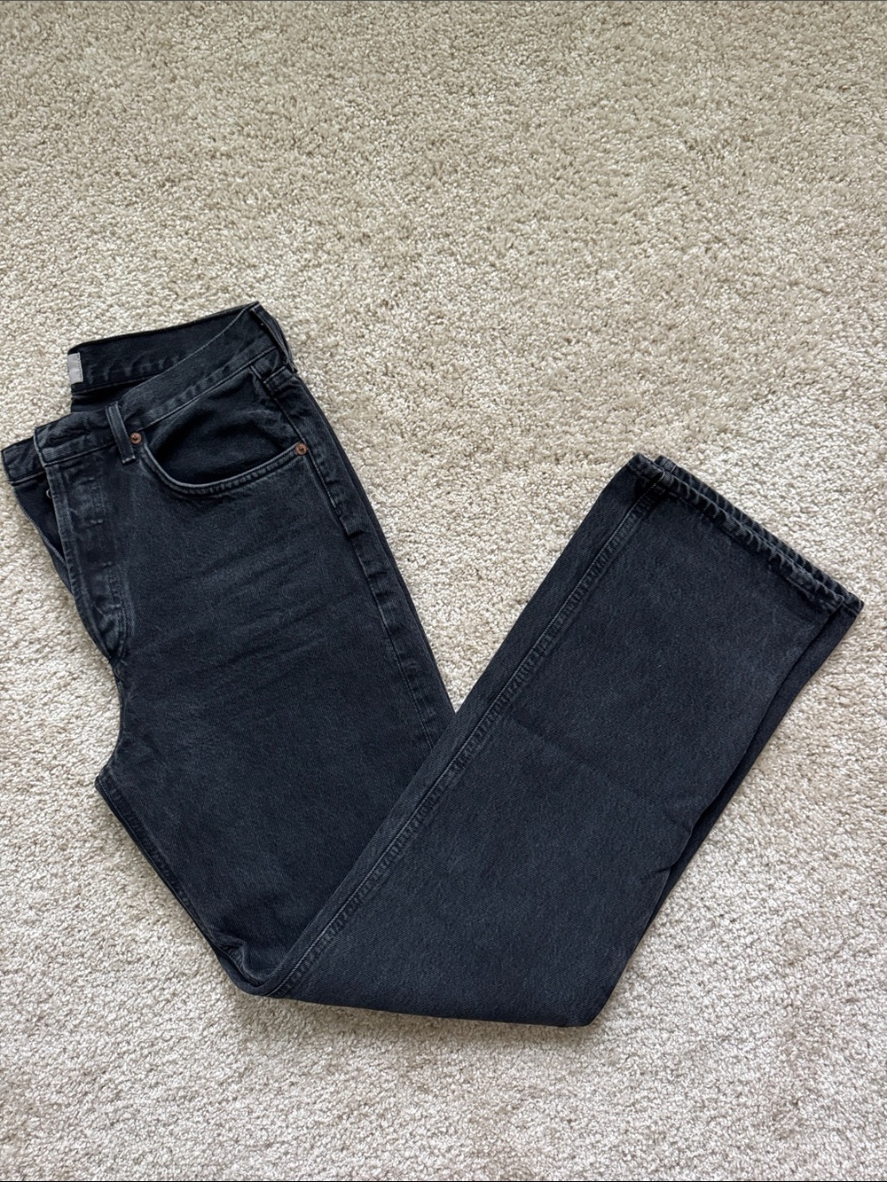 AGOLDE Fran Low Slung Denim